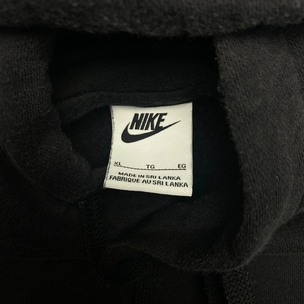 Nike Hoodie Mens XL Sportswear Club Fleece Pullover Hoodie Black BV2654-010